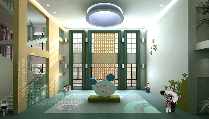 杭州藍庭幼兒園裝修設計
