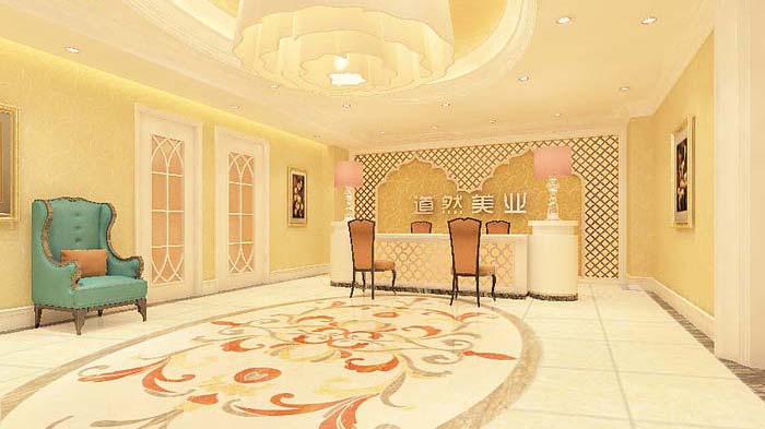 混搭風格美容院裝修設計案例