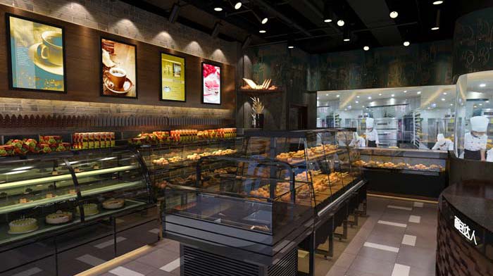 杭州時尚蛋糕店裝修設(shè)計案例