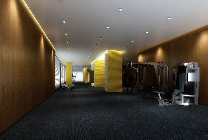 放松身心的健身會所私人助教區域裝修設計案例效果圖