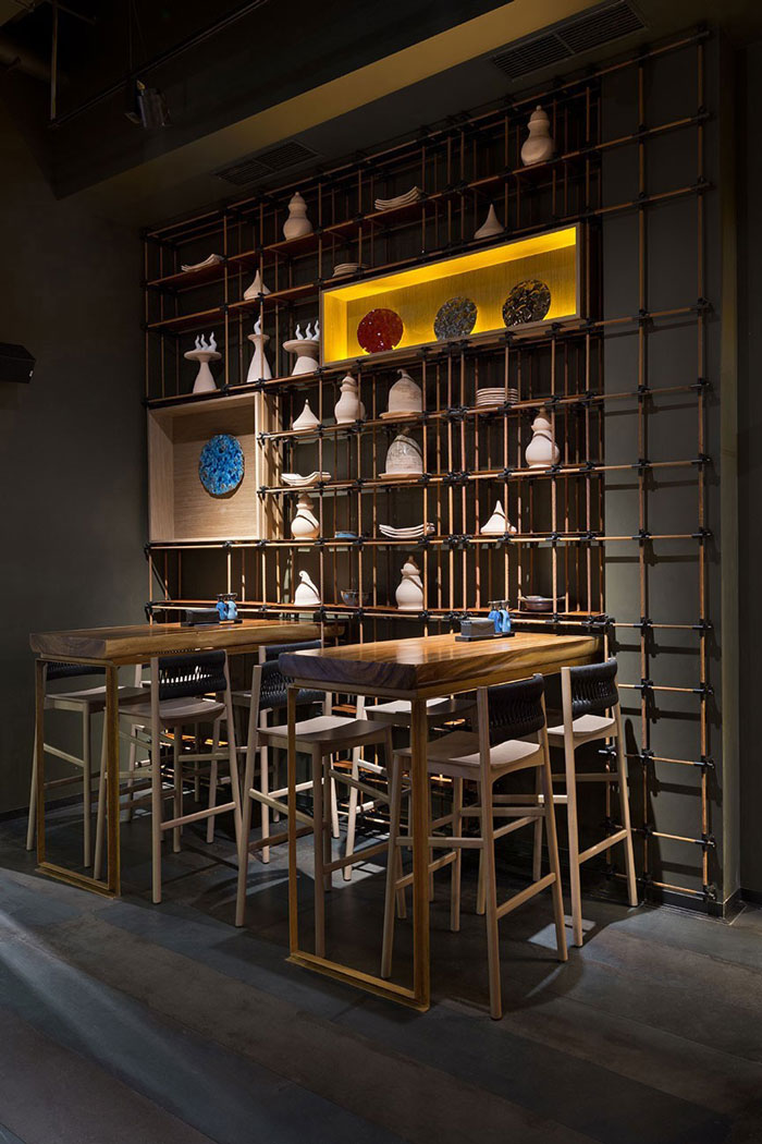 讓人眼前一亮的餐廳飲茶區(qū)域設計方案效果圖