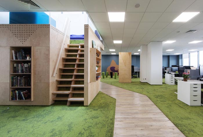 網(wǎng)絡(luò)游戲開發(fā)商辦公室裝修設(shè)計案例