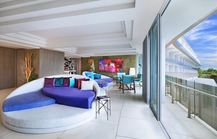 度假村酒店藝術觀賞區(qū)域裝修設計案例效果圖