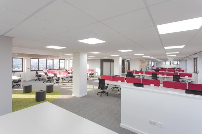 運(yùn)輸公司辦公室辦公區(qū)域裝修設(shè)計(jì)案例效果圖