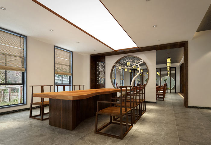 書法培訓(xùn)機構(gòu)會議區(qū)裝修設(shè)計案例效果圖