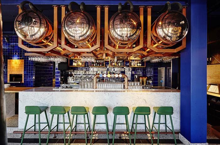 烤肉店裝啤酒罐修設(shè)計效果圖