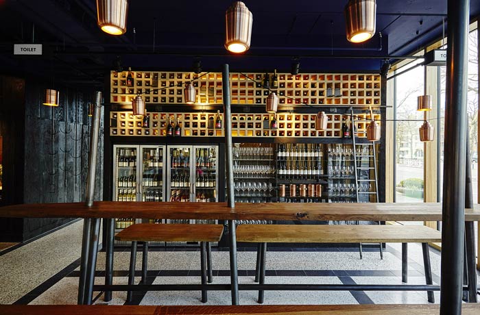 烤肉店冰箱裝修設(shè)計效果圖