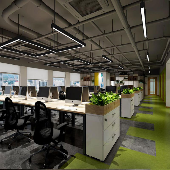 杭州轉(zhuǎn)塘辦公室辦公區(qū)裝修設計方案