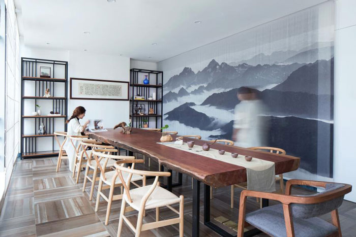 杭州300平方辦公室會議區(qū)裝修設(shè)計(jì)效果圖