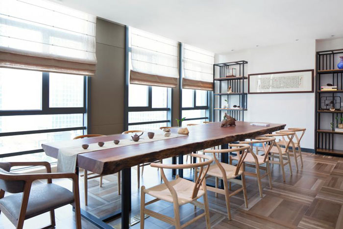 杭州300平方辦公室會議區(qū)裝修設(shè)計(jì)效果圖