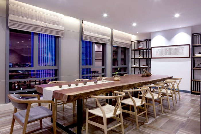 杭州300平方辦公室會議區(qū)裝修設(shè)計(jì)效果圖