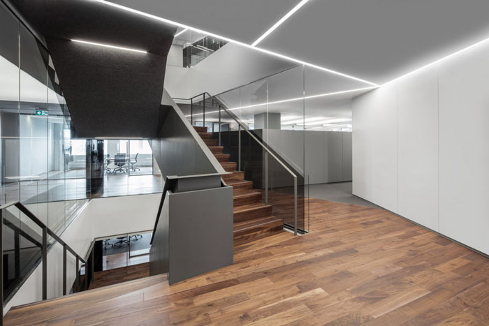 會計師事務所辦公室樓梯裝修設計效果圖
