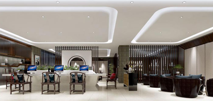 杭州余杭辦公室辦公區裝修設計效果圖