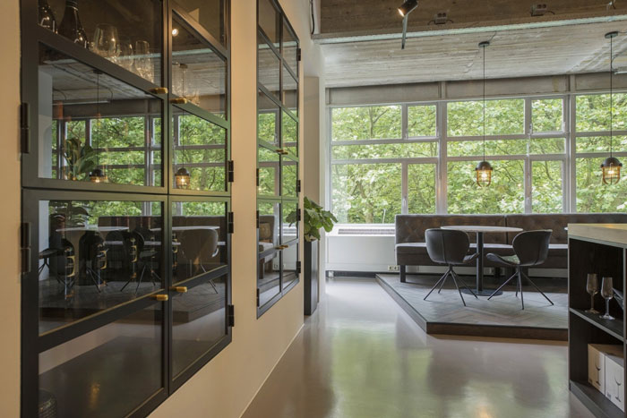 印刷公司辦公室休息區裝修設計效果圖