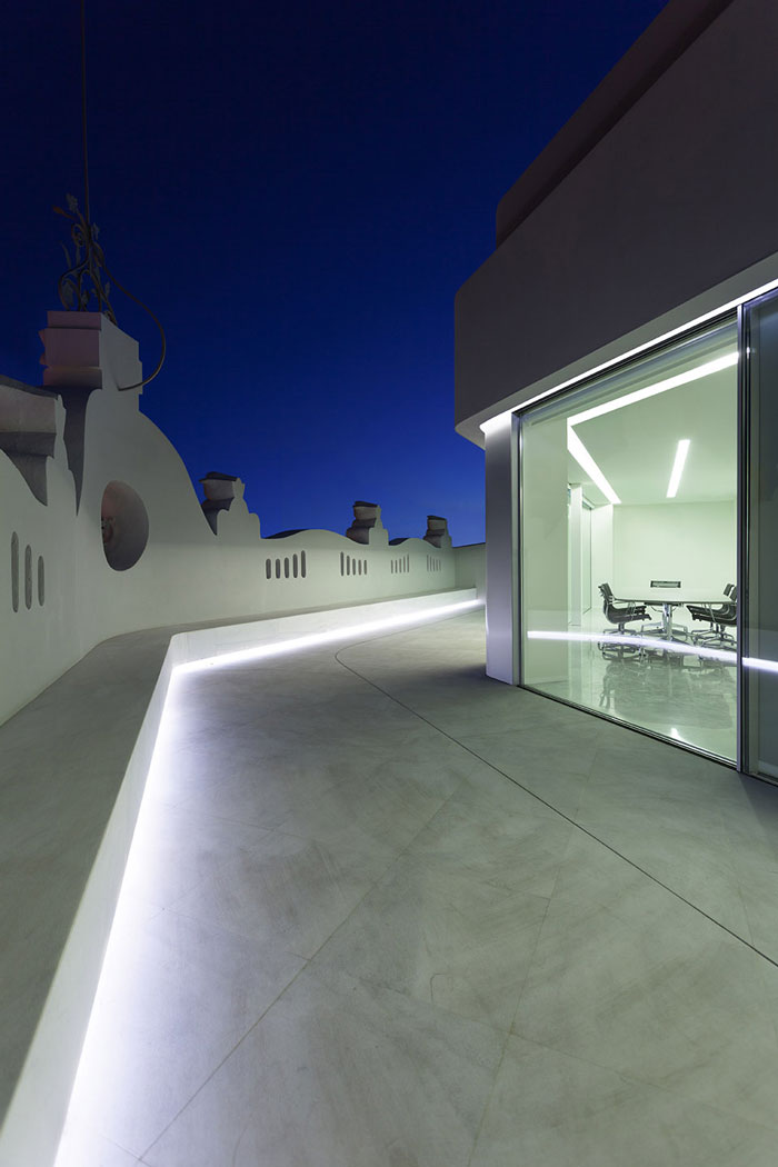 辦公樓頂樓露臺裝修設計效果圖