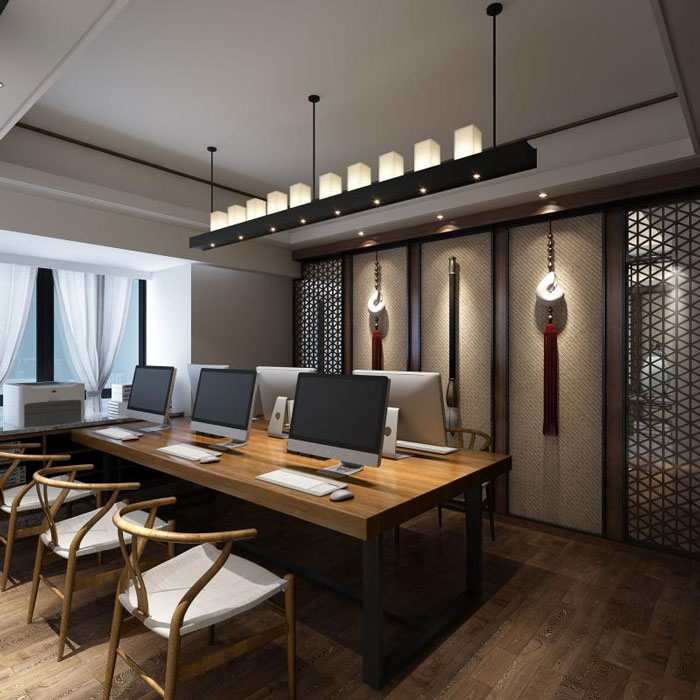 杭州蕭山辦公室辦公區裝修設計效果圖