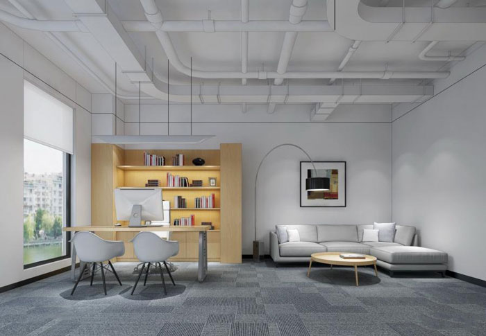 杭州臨安總經(jīng)理辦公室裝修設計效果圖