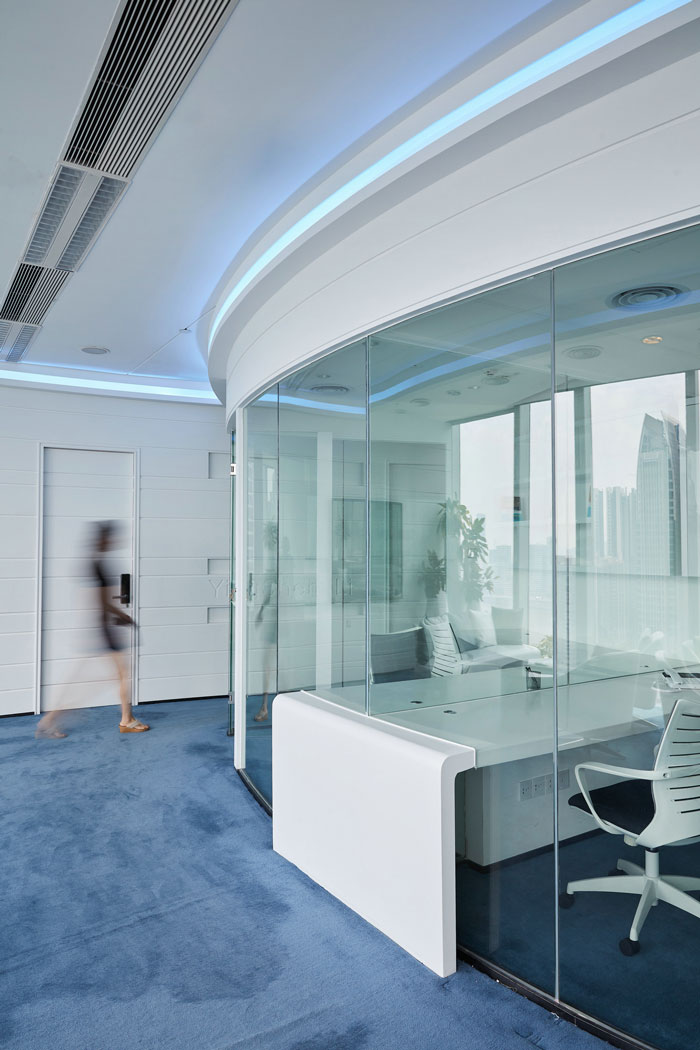 企業辦公室過道裝修設計效果圖