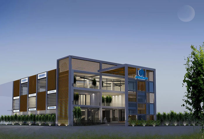 獨棟辦公樓辦公室裝修設計效果圖