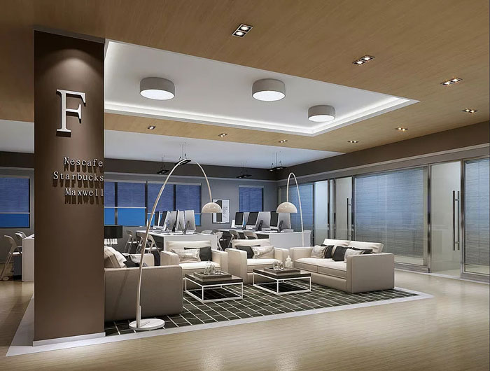 特色辦公室辦公區裝修設計效果圖