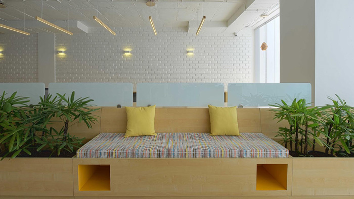 廠房辦公樓休息區裝修效果圖