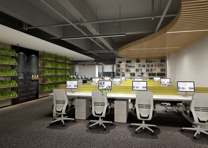 辦公室裝修設計效果圖
