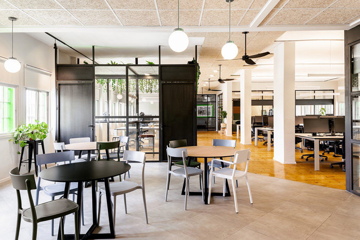 網絡公司辦公室交流區裝修設計效果圖