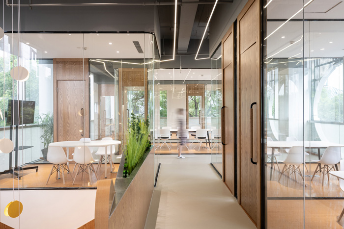 編程培訓機構過道裝修設計效果圖