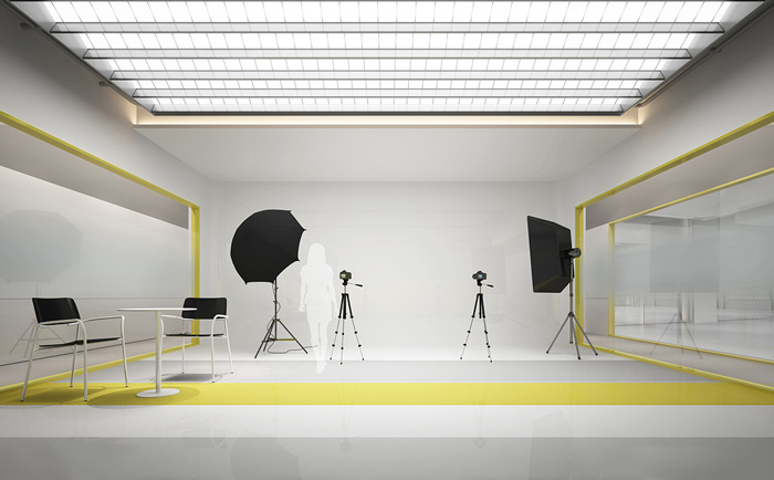 藝術學校拍照區裝修設計效果圖