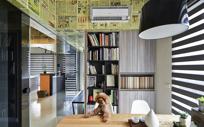 50平方工業(yè)風辦公室辦公區(qū)裝修設(shè)計效果圖