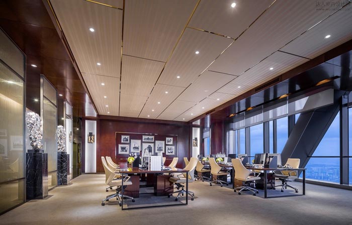 金融控股公司辦公區(qū)裝修設計效果圖