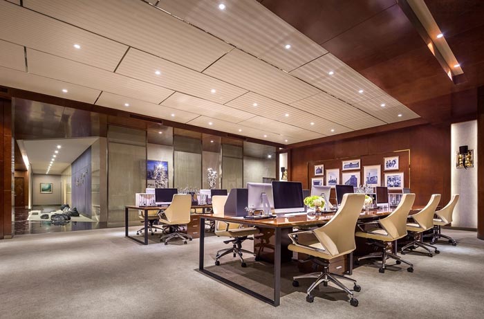 金融控股公司辦公區(qū)裝修設計效果圖
