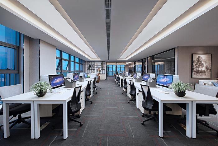 金融公司辦公區裝修設計效果圖