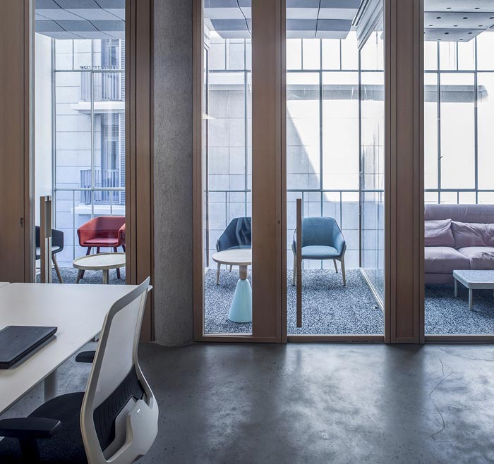 財務公司辦公室交流區裝修設計效果圖