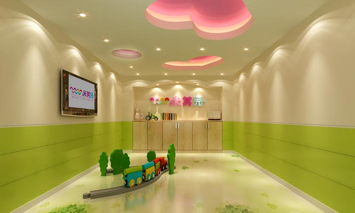托管班娛樂(lè)區(qū)裝修設(shè)計(jì)效果圖