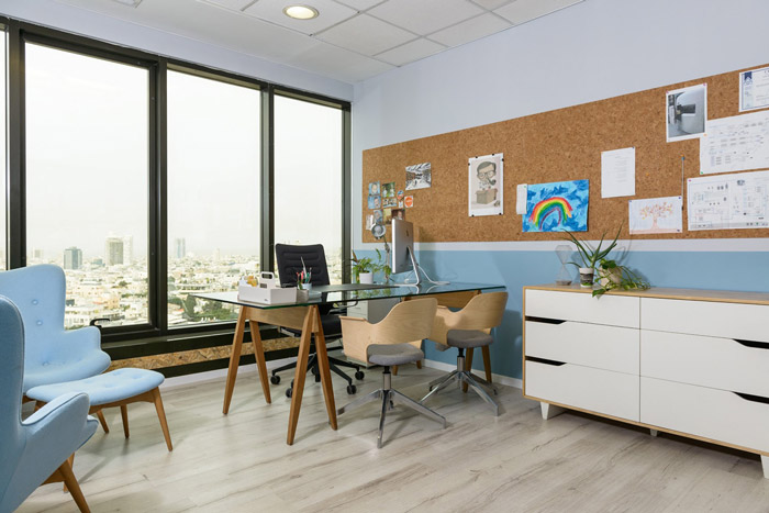 生物科技公司總經理辦公室裝修設計效果圖