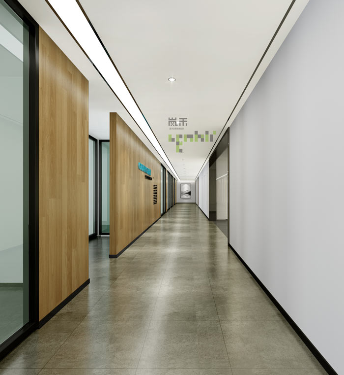 通信科技公司走廊裝修設計效果圖