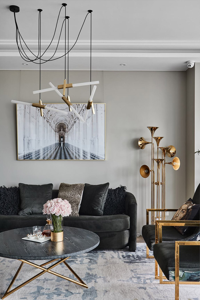 150平方家庭公寓辦公室接待區(qū)裝修設計效果圖