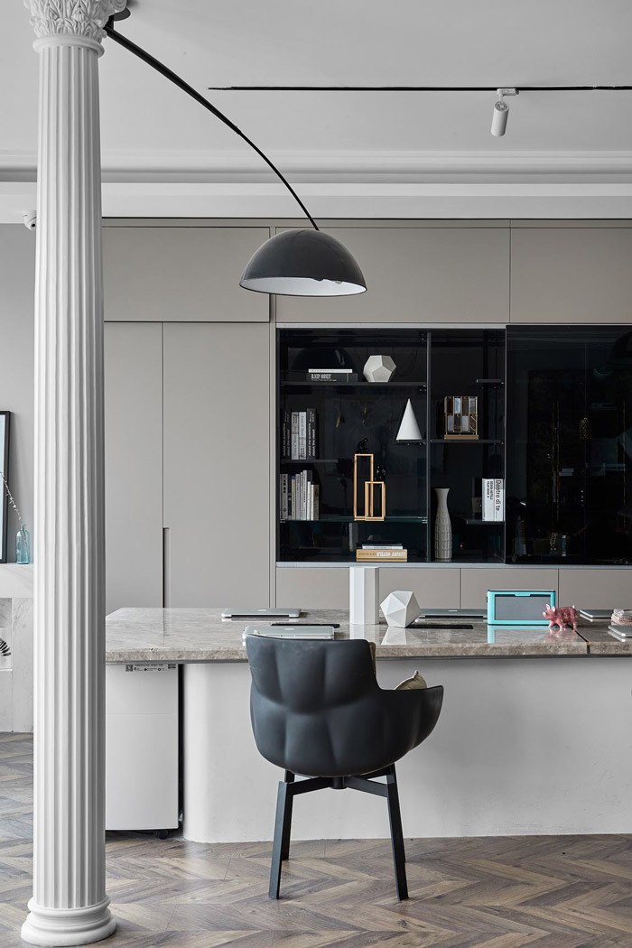 150平方公寓辦公室辦公區(qū)裝修設計效果圖