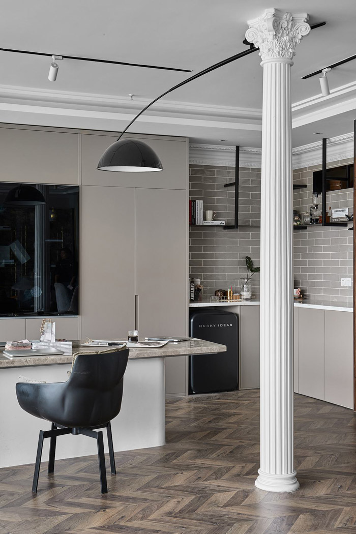 150平方公寓辦公室辦公區(qū)裝修設計效果圖