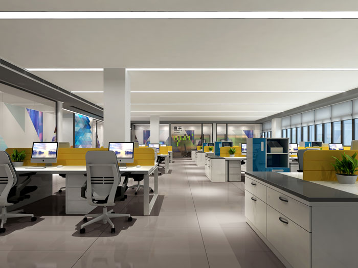 杭州廠家辦公室辦公區裝修設計效果圖
