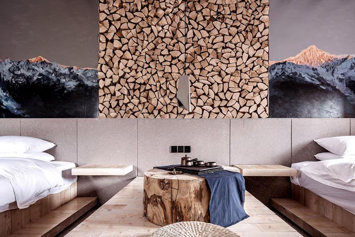 簡約民宿裝飾物裝修設計效果圖