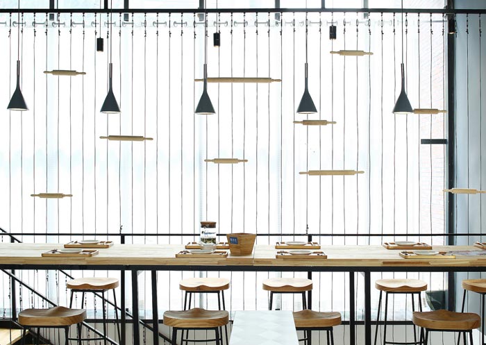 烘焙餐廳二樓餐區裝修設計效果圖